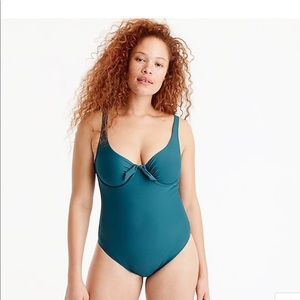 J. Crew Size 6 one piece bathing suit black NWT